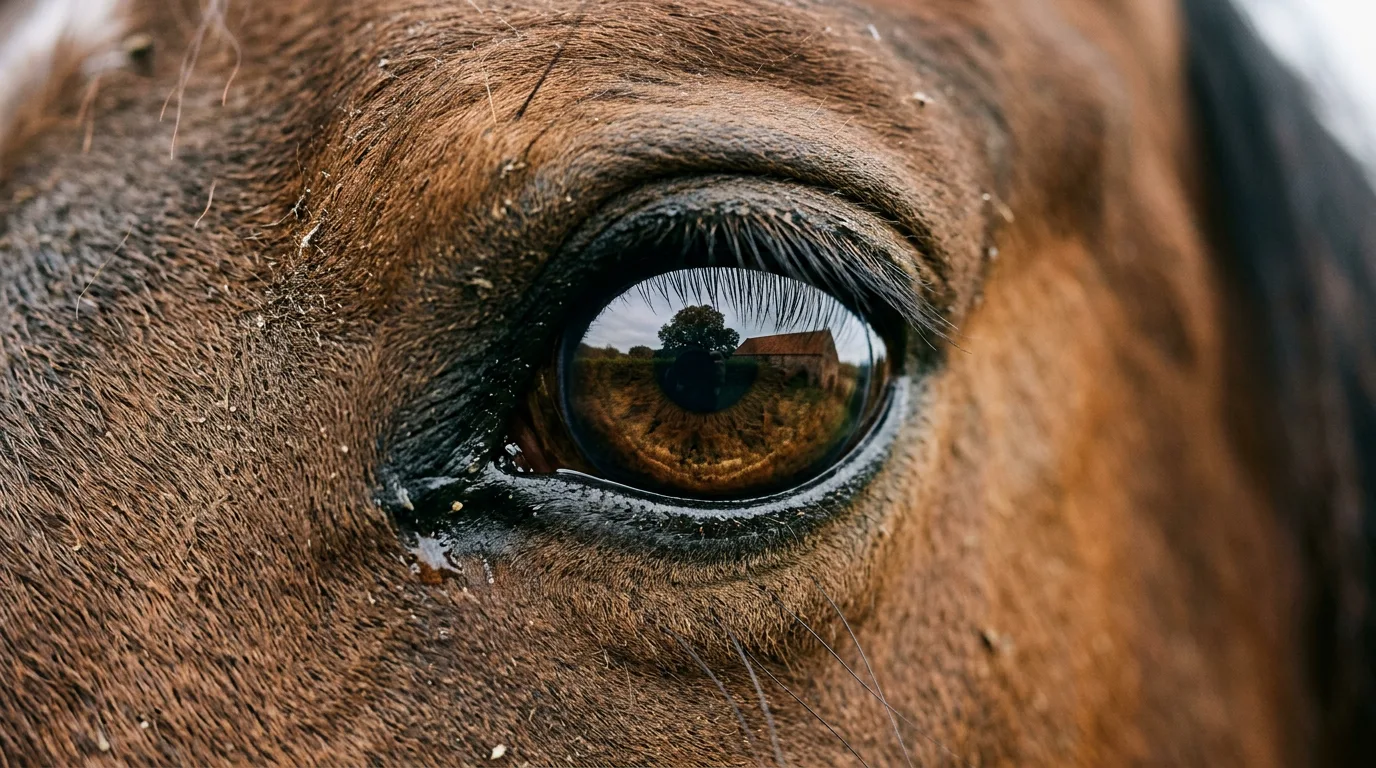 Un regard de cheval, Écurie E. Dubois, Foissiat